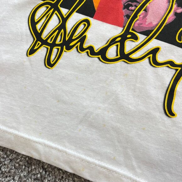 Vintage Y2K 2008 Jimi Hendrix Rocks Pop Art T Shirt White Mens Size XL - Picture 4 of 9